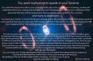 Physicist at your funeral